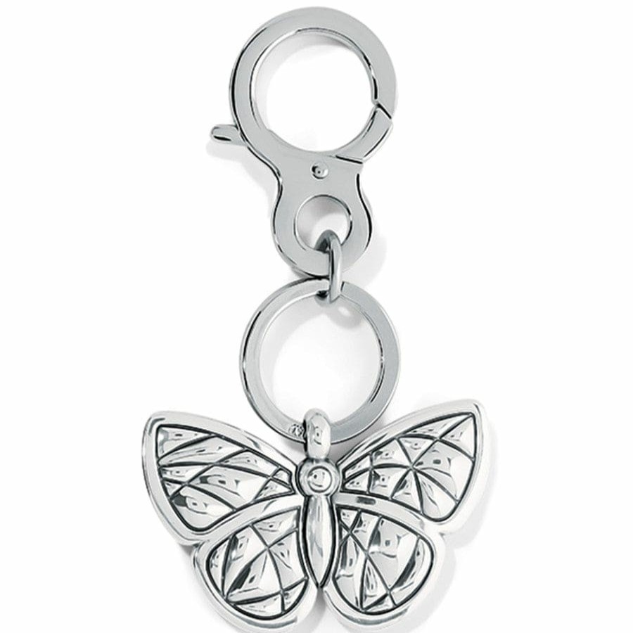 Accessories Brighton Key Fobs | Colormix Butterfly Handbag Fob Silver-Multi