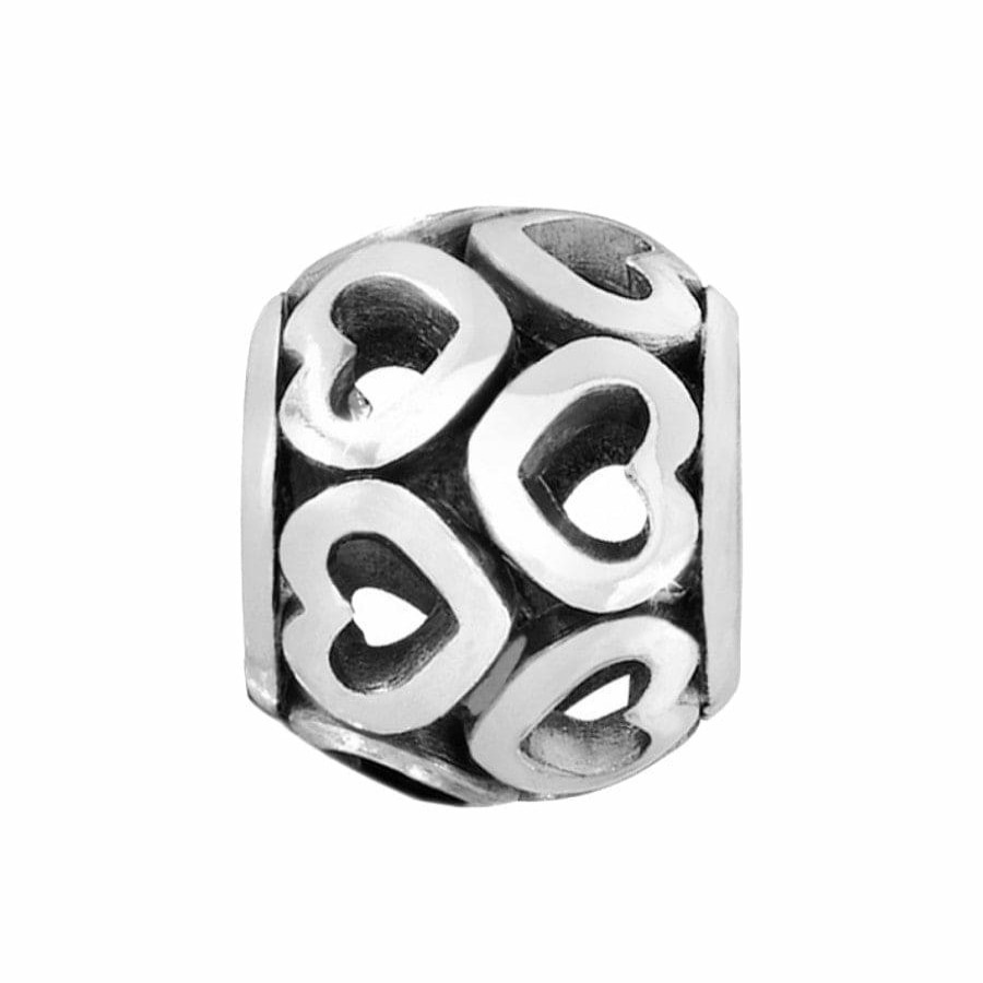 Charms Brighton Collectibles Beads & Spacers | Open Heart Bead Silver