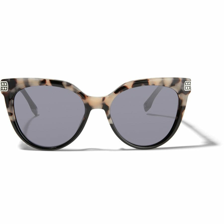 Accessories Brighton Sunglasses & More | Pebble Medali Dual Tone Sunglasses Black-Tortoise