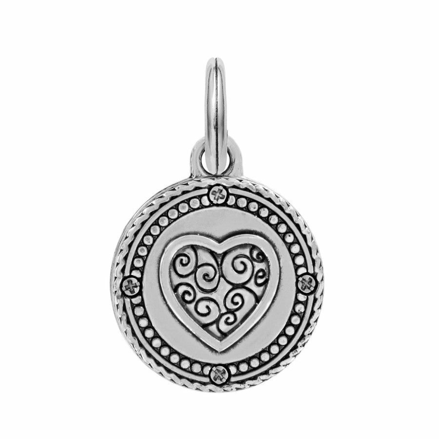 Jewelry Brighton Collectibles Photo Lockets | Memento Circle Photo Charm Silver