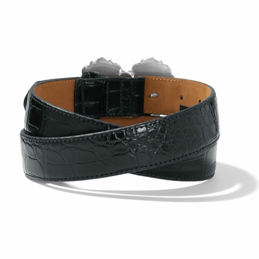 Accessories Brighton Women'S Belts | Heart Of Silver Belt Black