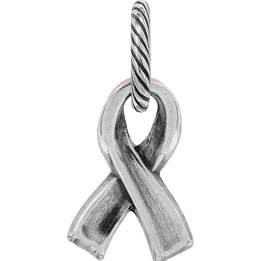 Charms Brighton Collectibles Charms | Pink Ribbon Charm Silver-Pink