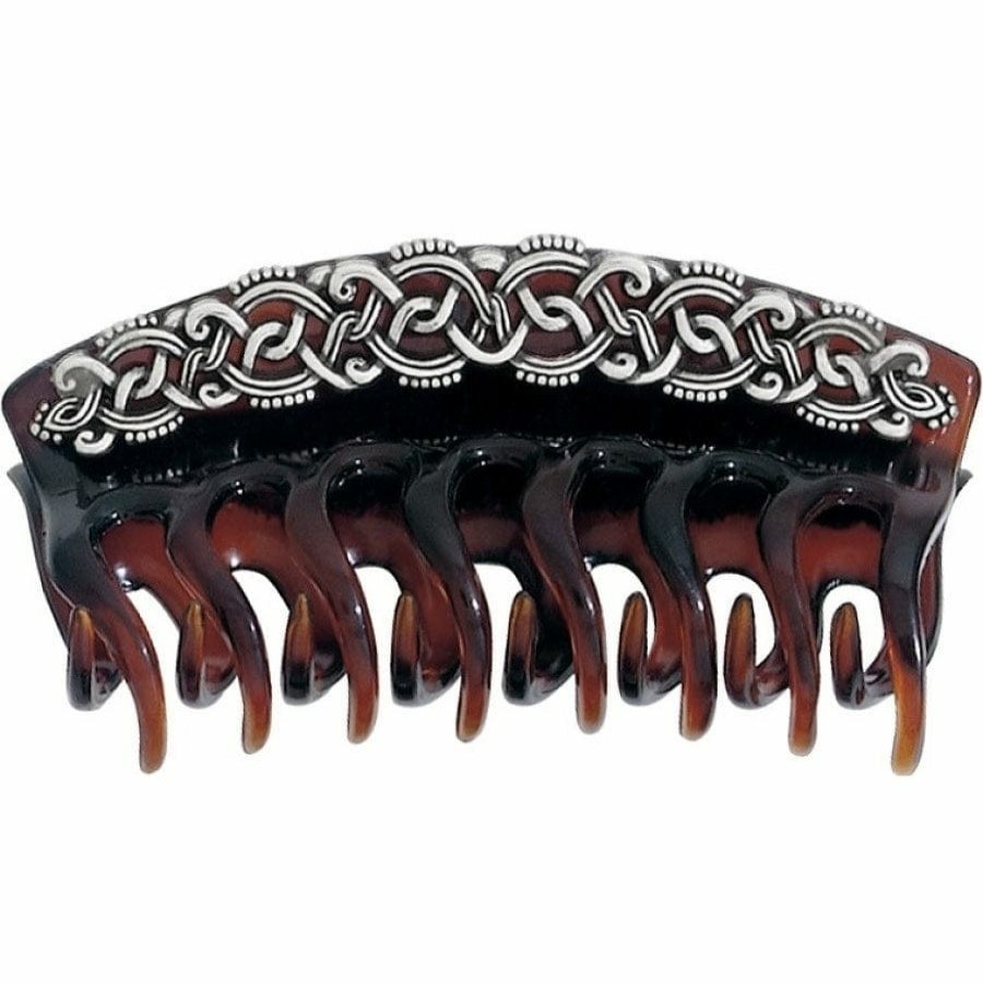 Jewelry Brighton Collectibles Hair Accessories | Rosarita Large Clip Tortoise