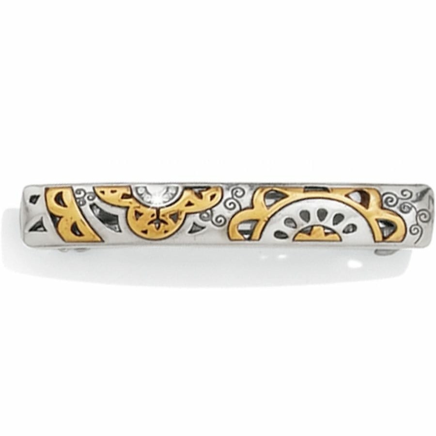 Jewelry Brighton Collectibles Hair Accessories | Granada Barrette Silver-Gold