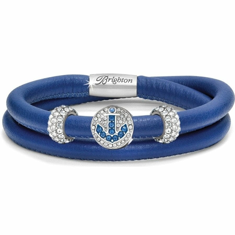 Charms Brighton Collectibles Ready-To-Wear Charm Sets | Anchor Woodstock Bracelet Royal Blue