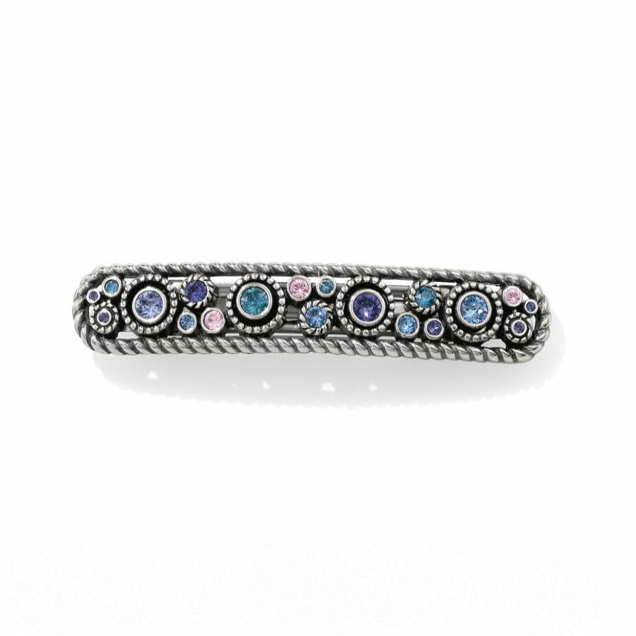 Jewelry Brighton Collectibles Hair Accessories | Halo Barrette Silver-Tanzanite