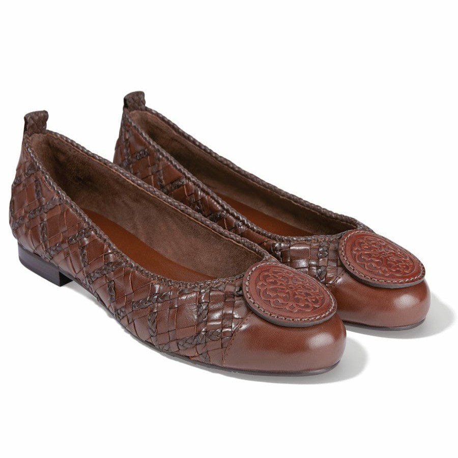 Footwear Brighton Flats | Bianca Ballerinas Caramel