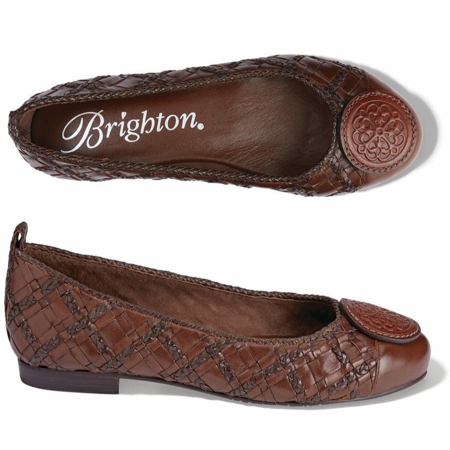 Footwear Brighton Flats | Bianca Ballerinas Caramel