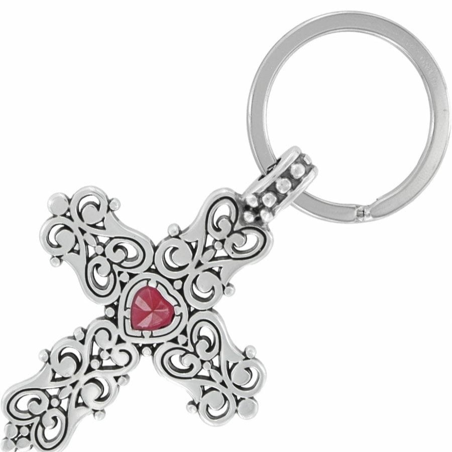 Accessories Brighton Collectibles Key Fobs | Endless Love Key Fob Silver-Red