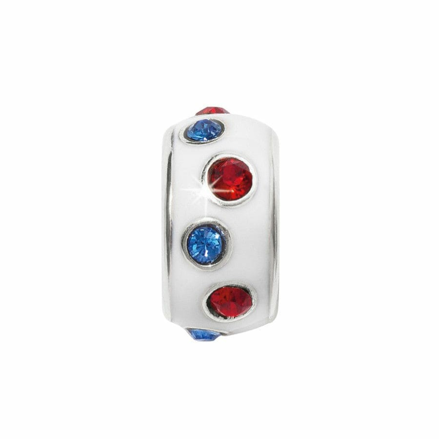 Charms Brighton Collectibles Beads & Spacers | Sugar Dots Spacer Red-White-Blue