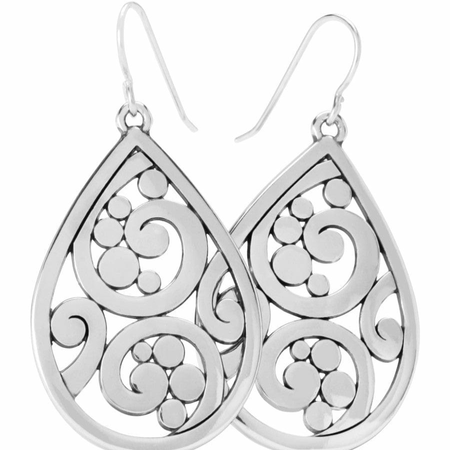 Jewelry Brighton Collectibles Earrings | Contempo Teardrop French Wire Earrings Silver