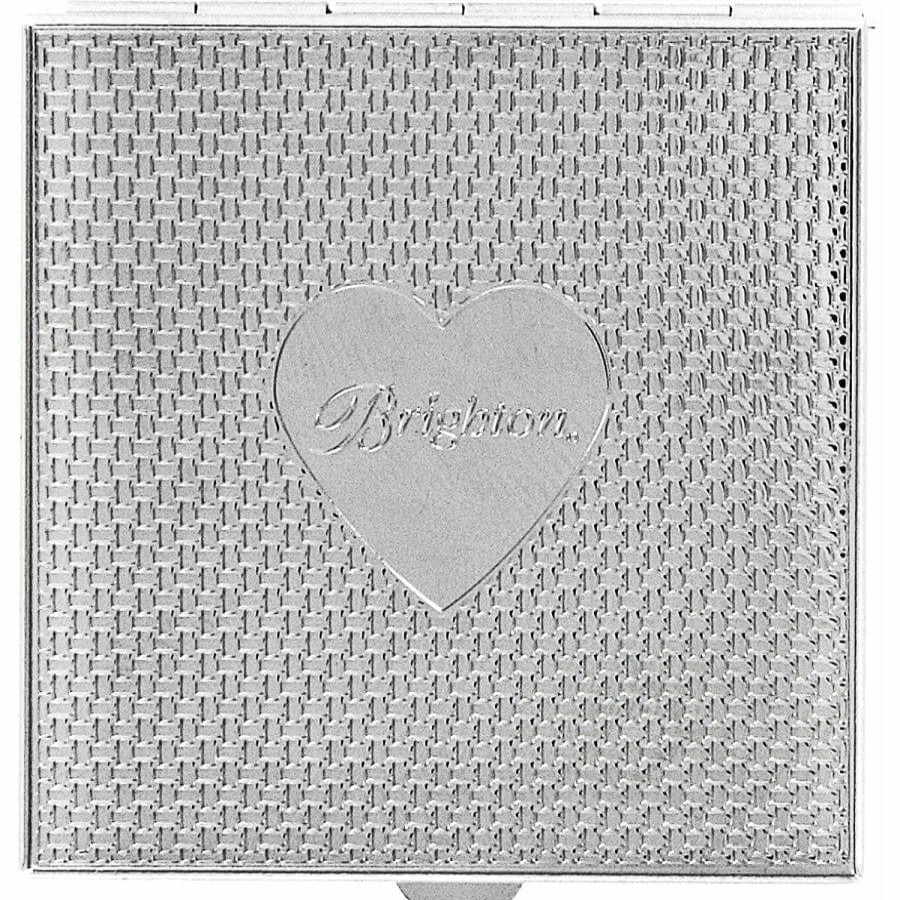 Accessories Brighton Collectibles Handbag Accessories | Tapestry Pill Box Silver-Gray