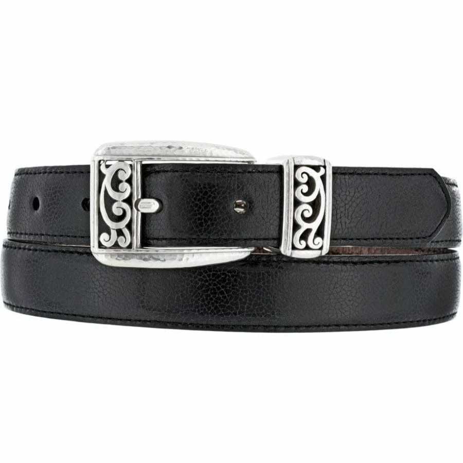 Accessories Brighton Collectibles Women'S Belts | Mantilla Reversible Belt Black-Bronze