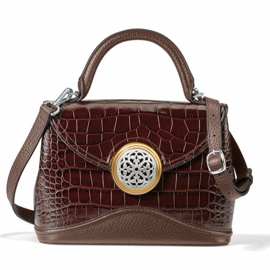 Handbags Brighton Collectibles Satchels | Klara Medium Satchel Chocolate