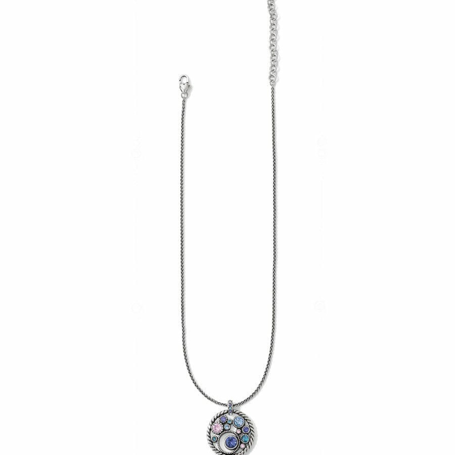 Jewelry Brighton Collectibles Necklaces | Halo Necklace Silver-Tanzanite