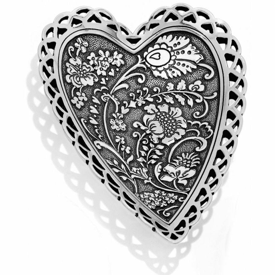 Jewelry Brighton Collectibles Jewelry Holders | Garden Heart Trinket Tray Silver