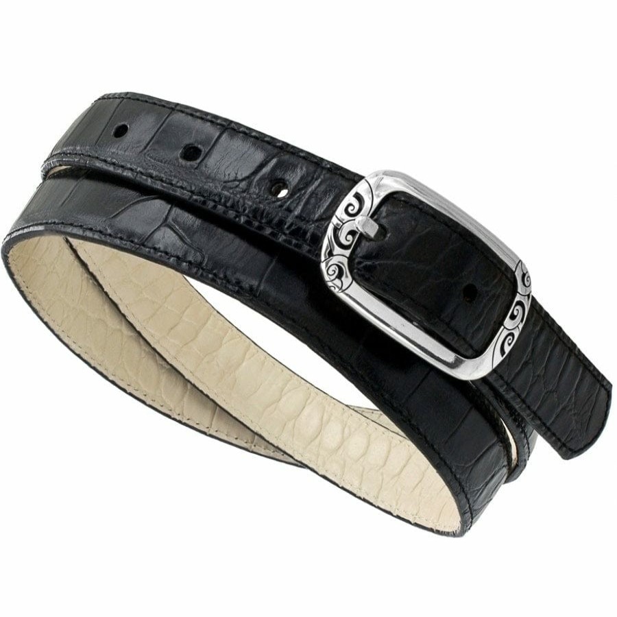 Accessories Brighton Collectibles Women'S Belts | Mingle Reversible Belt Black