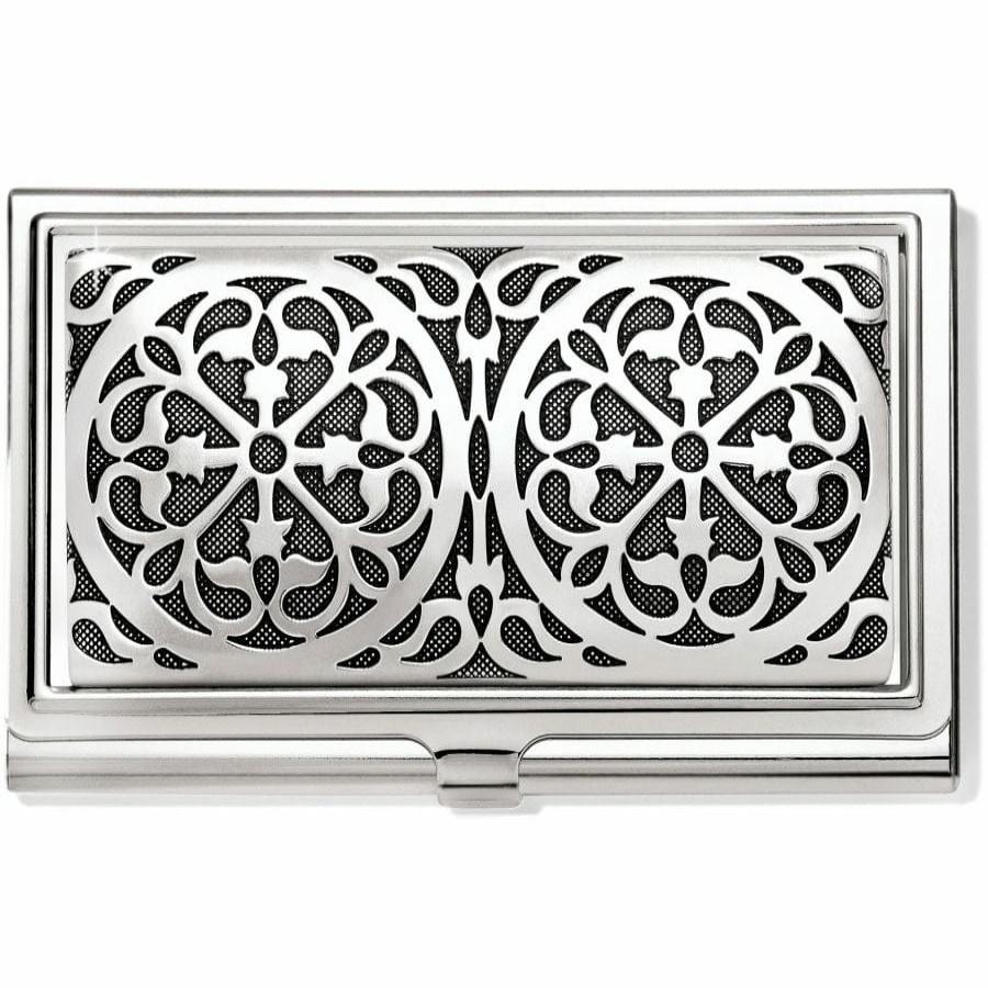 Handbags Brighton Collectibles | Ferrara Card Case Silver