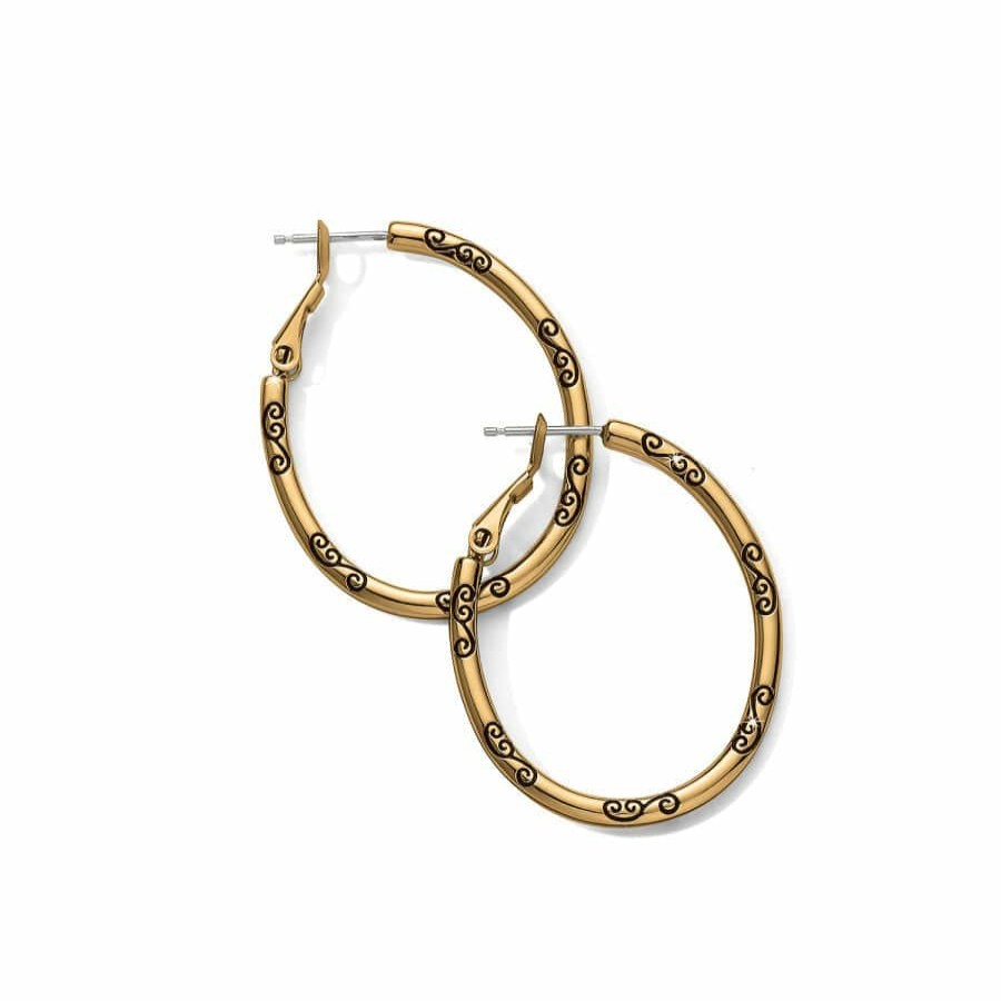 Jewelry Brighton Collectibles Earrings | Oval Hoop Charm Earrings