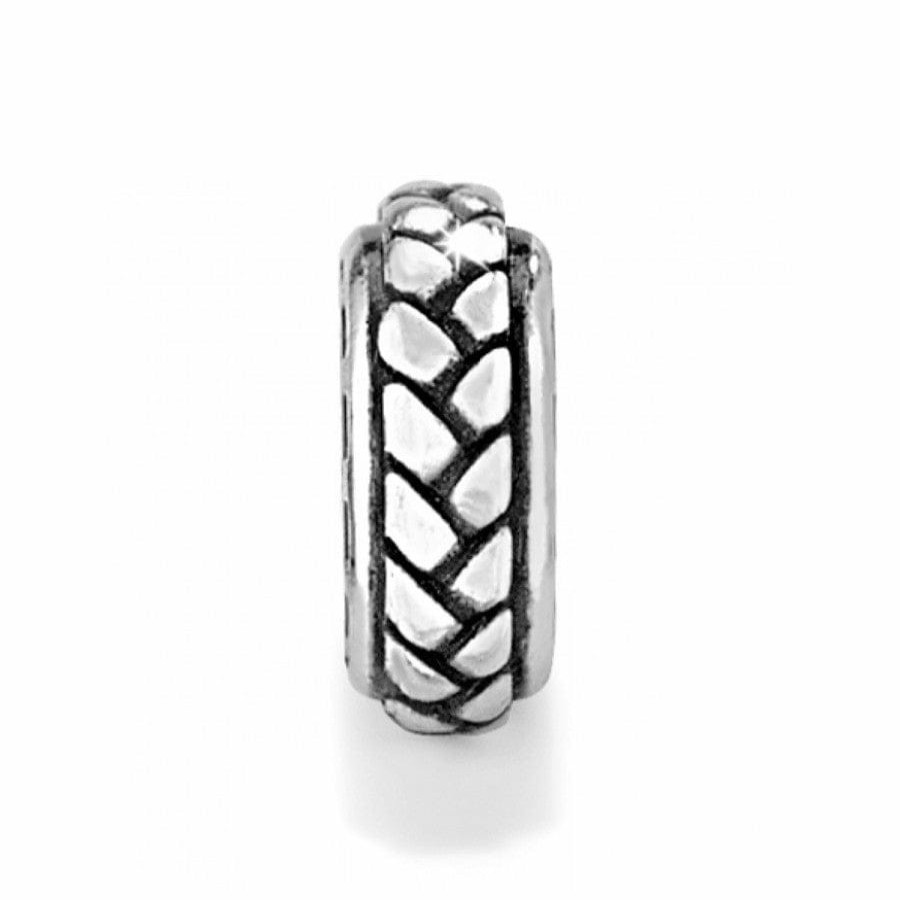 Charms Brighton Collectibles Beads & Spacers | Lydia Thin Stopper Bead Silver