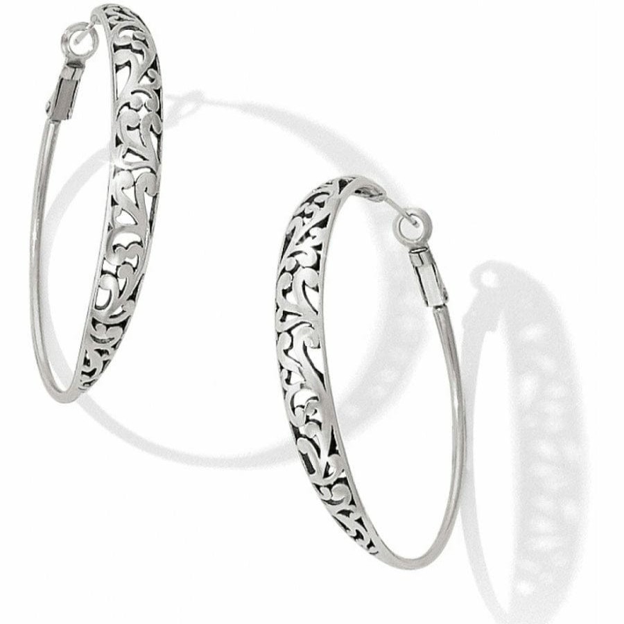 Jewelry Brighton Collectibles Earrings | Elora Hoop Leverback Earrings Silver