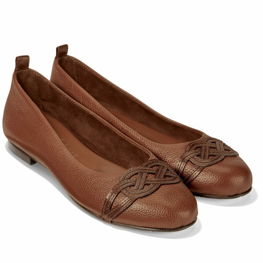 Footwear Brighton Collectibles Flats | Brigit Ballerinas Bourbon