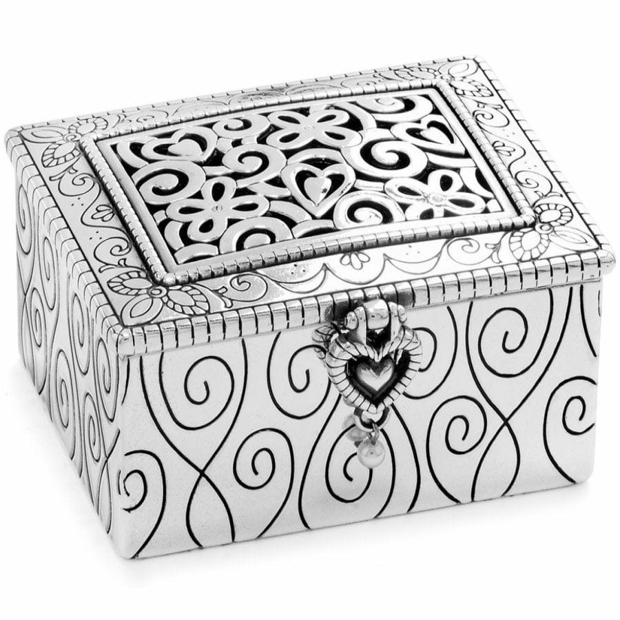 Jewelry Brighton Collectibles Jewelry Holders | Lacie Daisy Jewel Box Silver