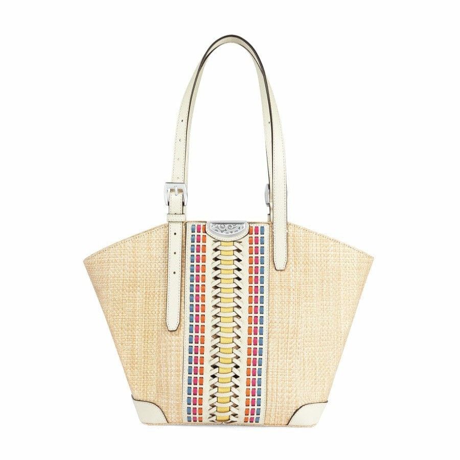 Handbags Brighton Straw | Michaela Straw Tote Natural-Multi