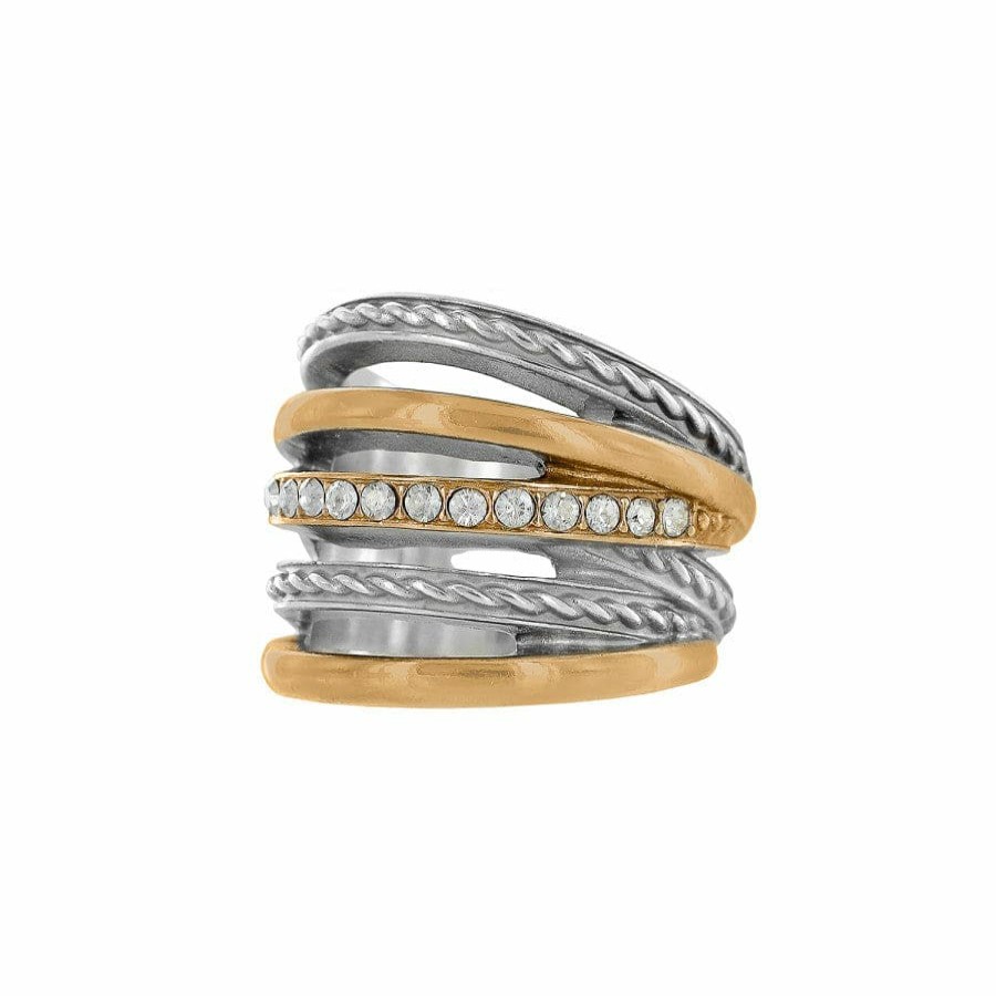 Jewelry Brighton Collectibles Rings | Neptune'S Rings Ring Silver-Gold