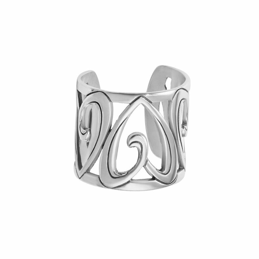 Jewelry Brighton Collectibles Rings | Christo Prague Wide Ring Silver