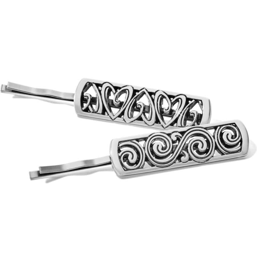 Jewelry Brighton Collectibles Hair Accessories | Christo Bobby Pin Set Silver