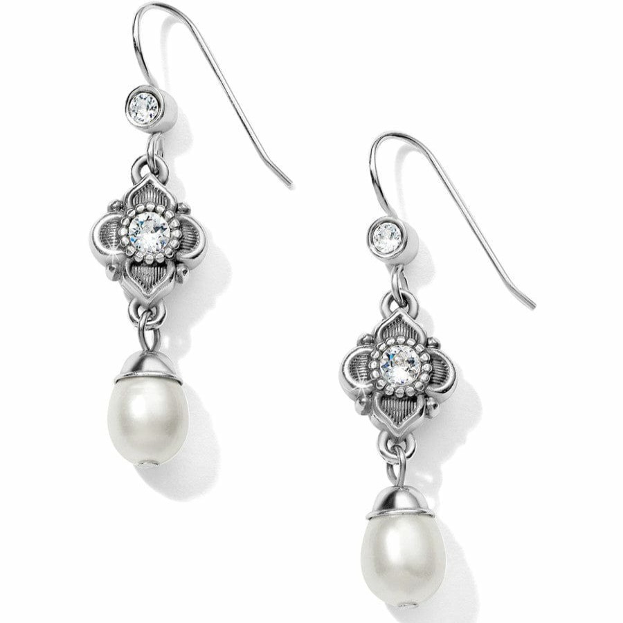 Jewelry Brighton Collectibles Earrings | Alcazar Margaret French Wire Drop Earrings Silver-Pearl