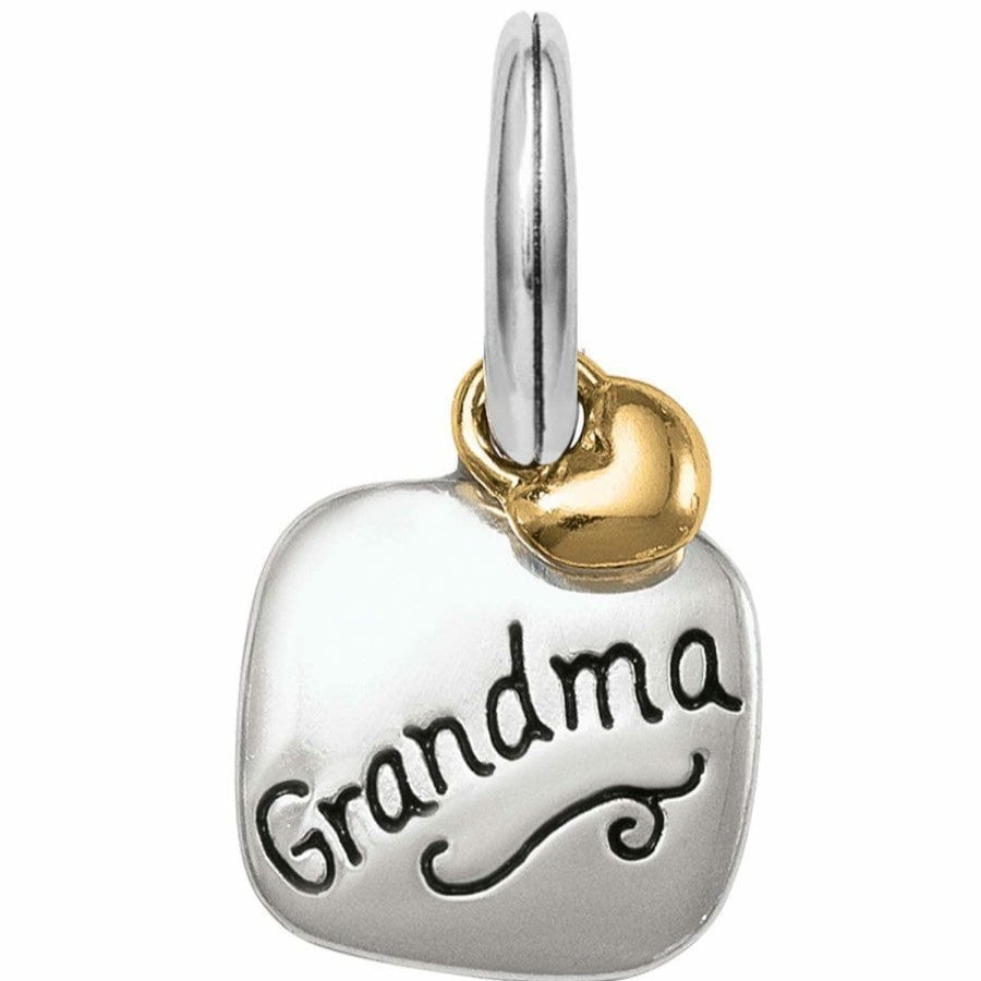 Charms Brighton Collectibles Charms | World'S Best Grandma Charm Silver-Gold