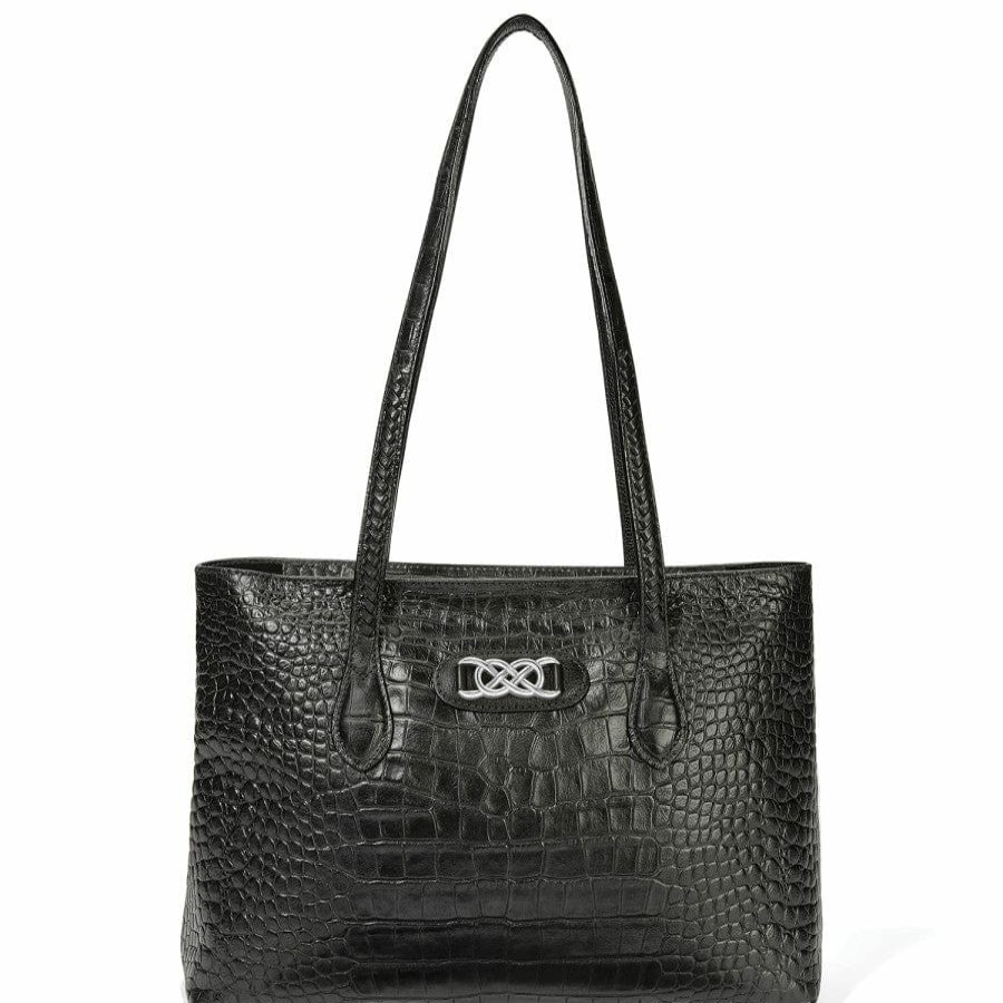 Handbags Brighton Collectibles Totes | Kelley Zip Tote Black