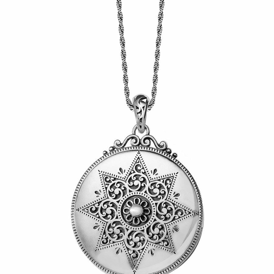 Jewelry Brighton Collectibles Photo Lockets | Etoile Convertible Locket Necklace Silver