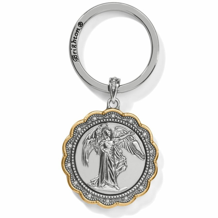 Accessories Brighton Collectibles Key Fobs | Celestial Angel Key Fob Silver-Gold