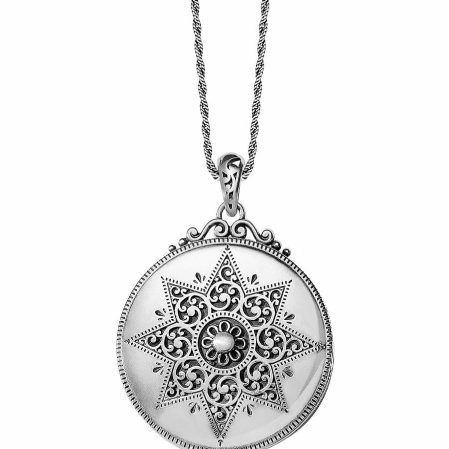 Jewelry Brighton Collectibles Necklaces | Etoile Convertible Locket Necklace Silver