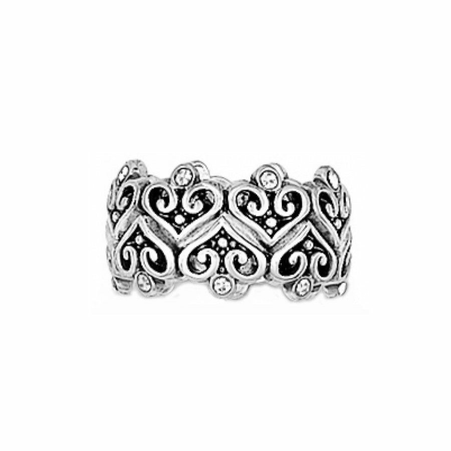 Jewelry Brighton Collectibles Rings | Alcazar Heart Ring Silver