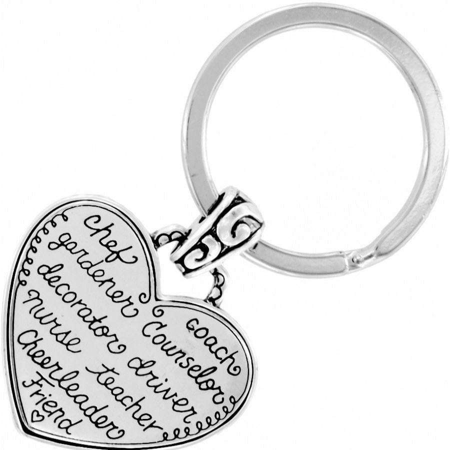 Accessories Brighton Collectibles Key Fobs | Mom Key Fob Silver