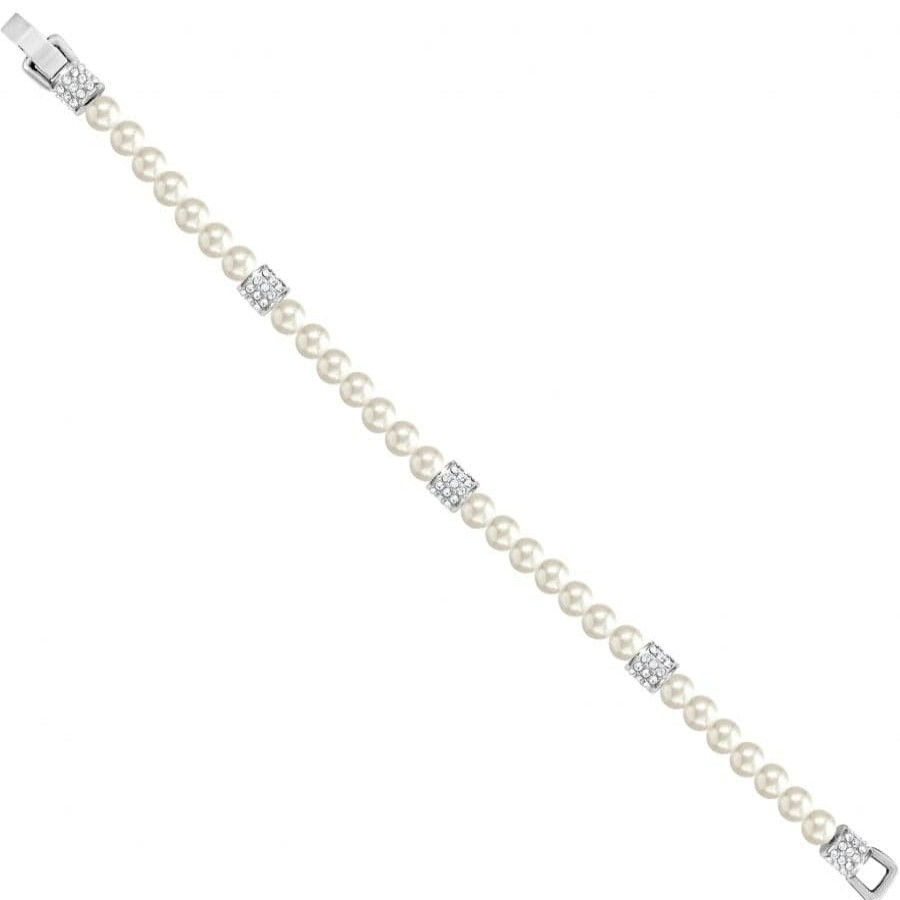 Jewelry Brighton Collectibles Bracelets | Meridian Petite Pearl Bracelet Silver-White