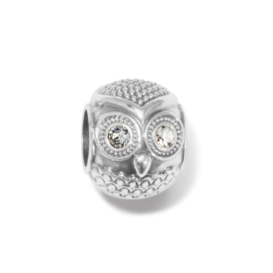 Charms Brighton Collectibles Beads & Spacers | Wisdom Owl Bead Silver