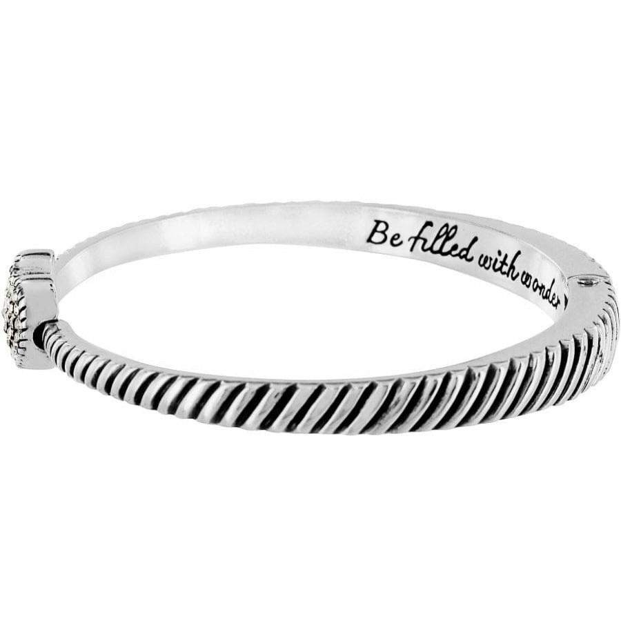 Jewelry Brighton Collectibles Bracelets | Celestia Heart Hinged Bangle Silver