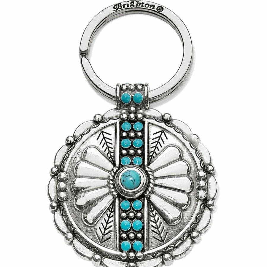 Accessories Brighton Collectibles Key Fobs | Southwest Dream Trail Key Fob Silver-Turquoise