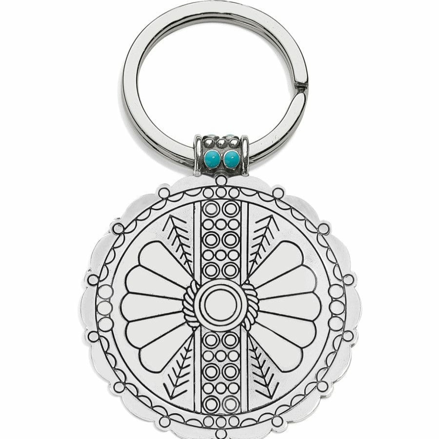 Accessories Brighton Collectibles Key Fobs | Southwest Dream Trail Key Fob Silver-Turquoise