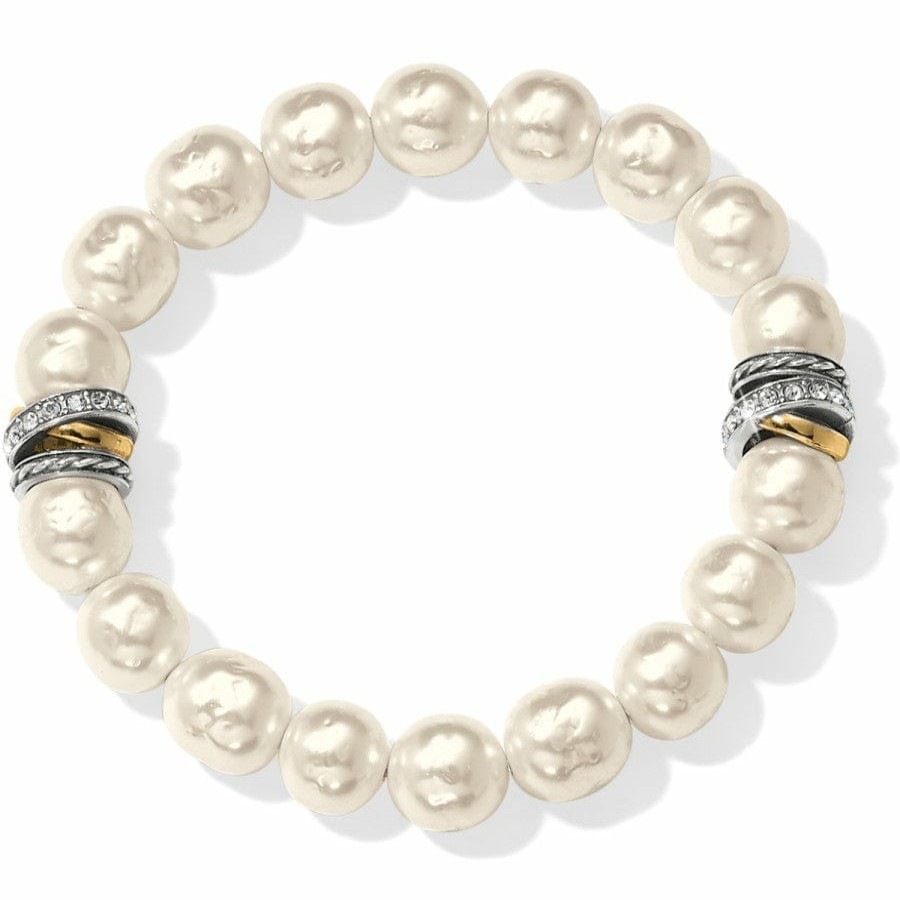 Jewelry Brighton Collectibles Bracelets | Neptune'S Rings Pearl Stretch Bracelet Cream