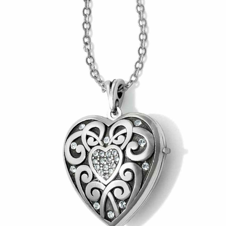 Jewelry Brighton Collectibles Necklaces | Sweet Memory Locket Necklace Silver