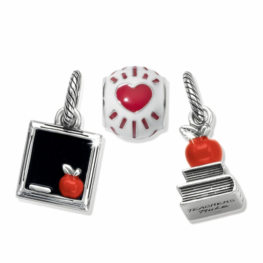 Charms Brighton Collectibles Ready-To-Wear Charm Sets | Teach With Love Gift Set Silver-Multi