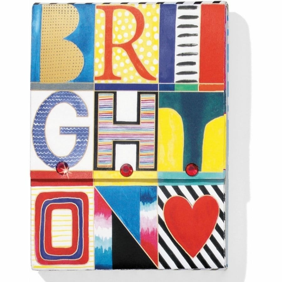 Accessories Brighton Collectibles Office & Clocks | Brighton Logo Pocket Notepad Multi