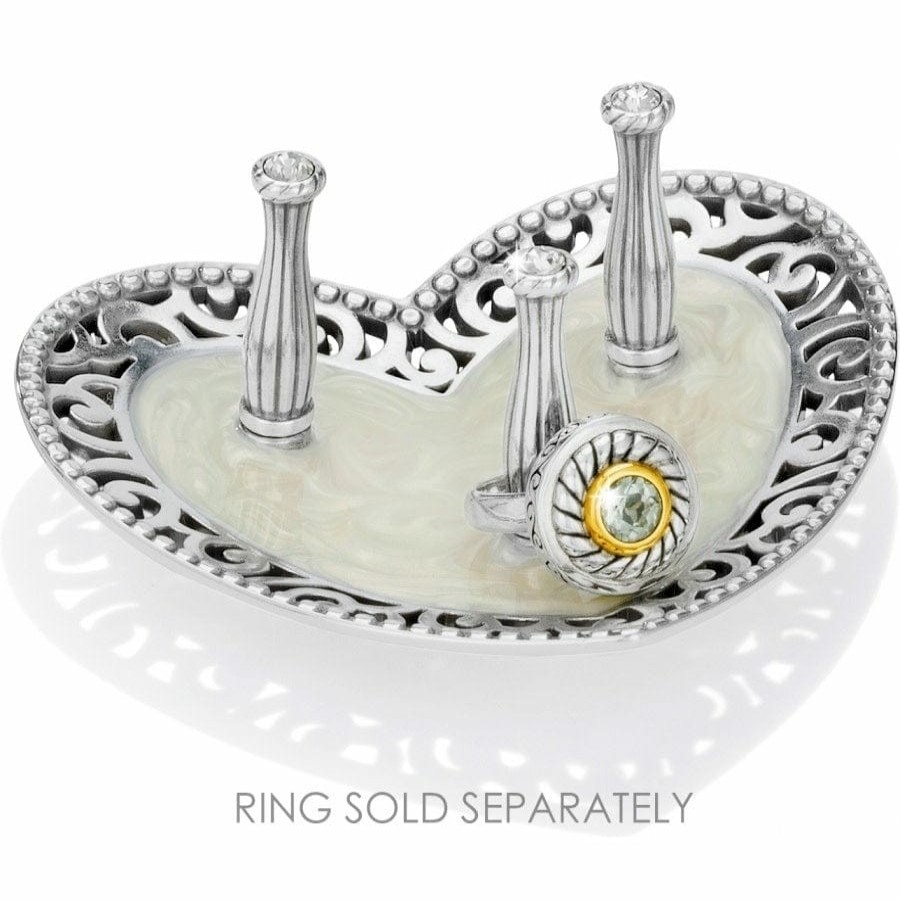 Jewelry Brighton Collectibles Jewelry Holders | Lacie Daisy 3 Ring Holder Silver