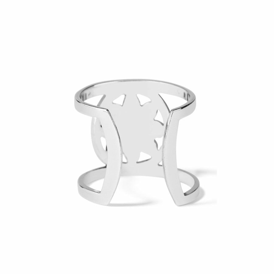 Jewelry Brighton Collectibles Rings | Christo Bergen Wide Ring Silver